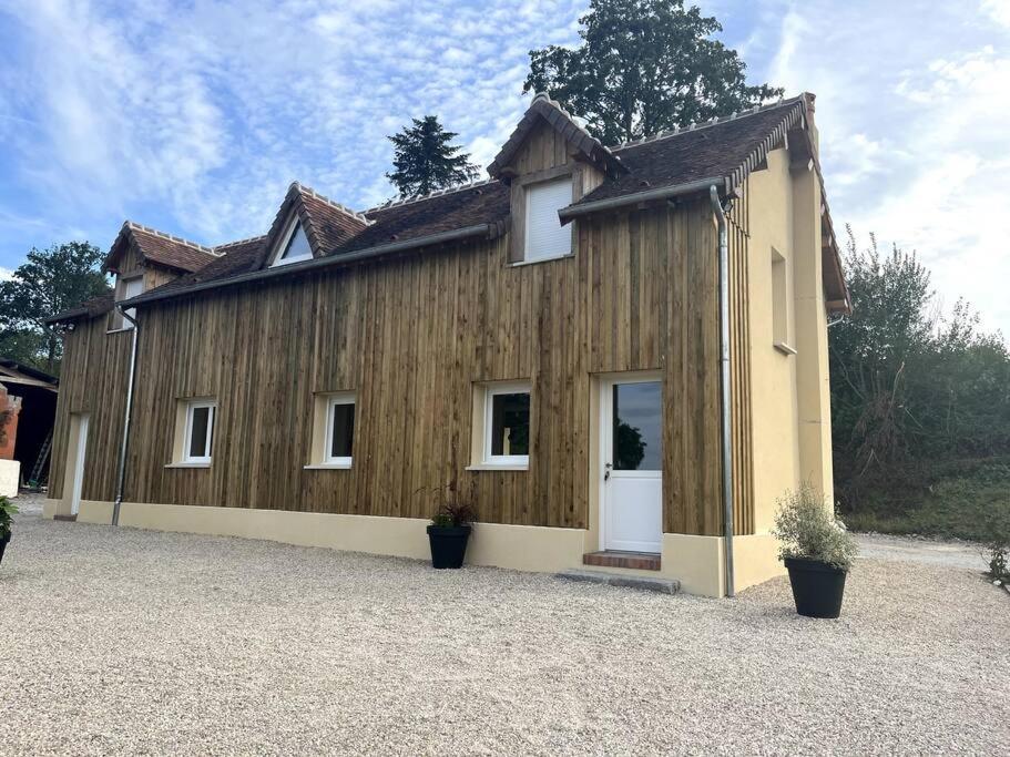 La Maison Du Perche Avec Jacuzzi Saint-Martin-des-Pezerits Exterior foto