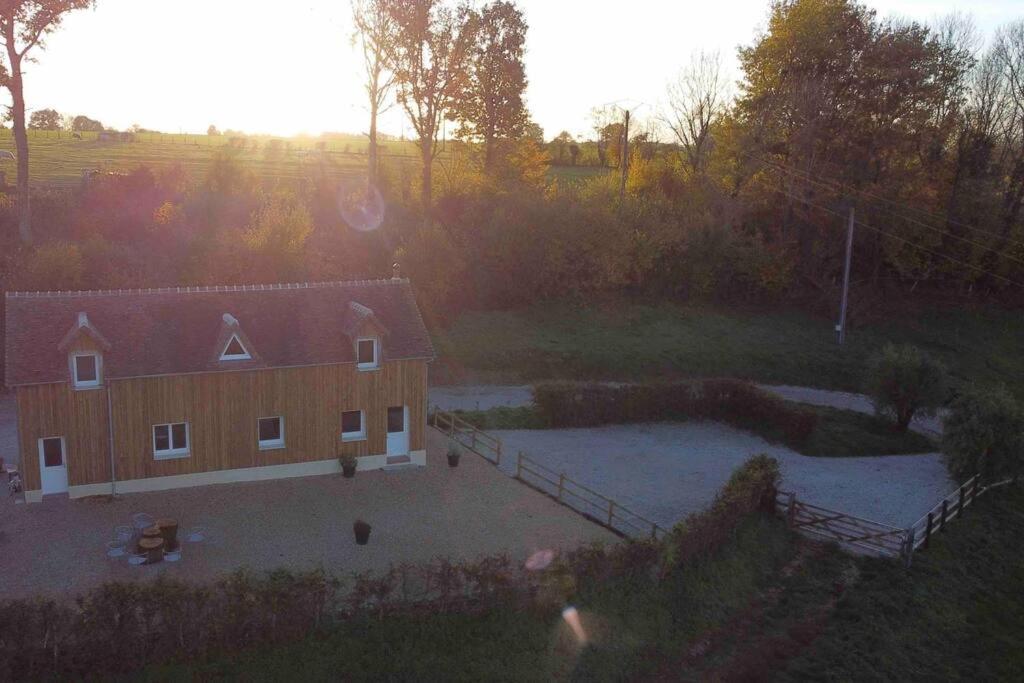 La Maison Du Perche Avec Jacuzzi Saint-Martin-des-Pezerits Exterior foto